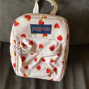 Jansport Kids Backpack with Strawberry Design